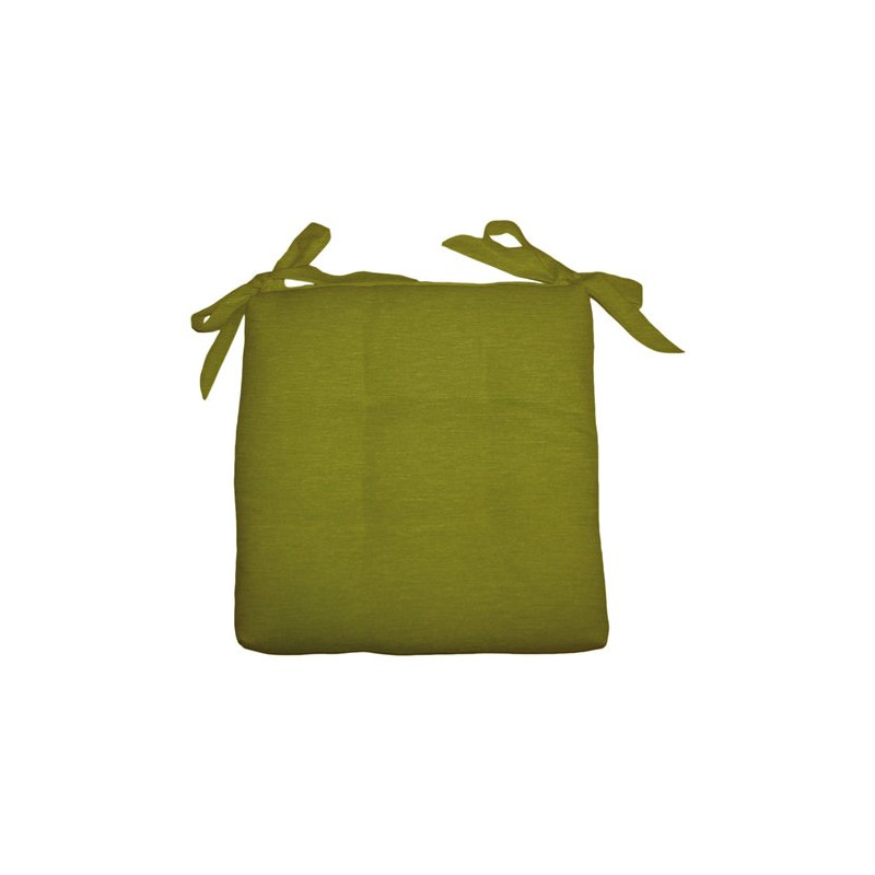 cuscino soft con lacci per sedia 40x40 - verde - olibo'