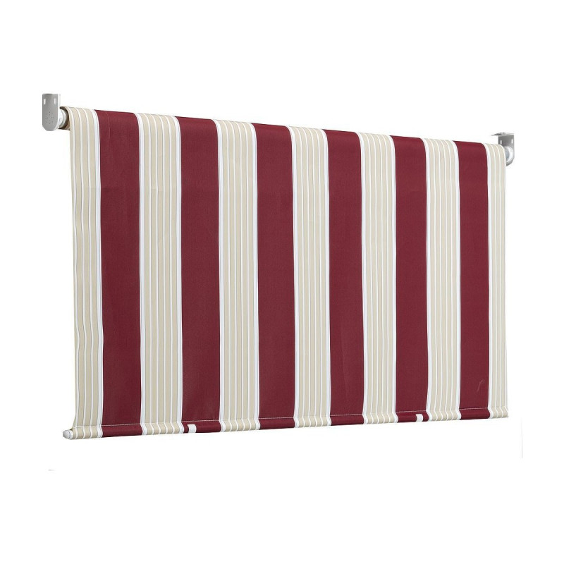tenda da sole biacchi con rullo 200x250 bordeaux e beige [t1372028/e]
