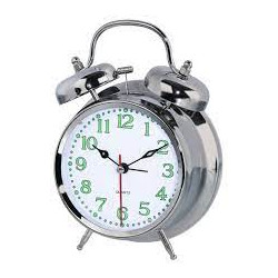 orologio sveglia hama nostalgia argento [quhamze00186326]