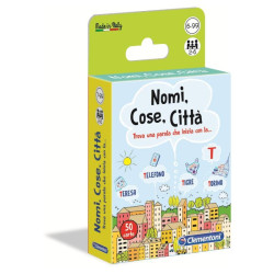 clementoni - carte da gioco nomi cose citta