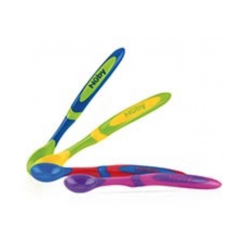 cucchiaio nuby per piccoli 6m + 4pz