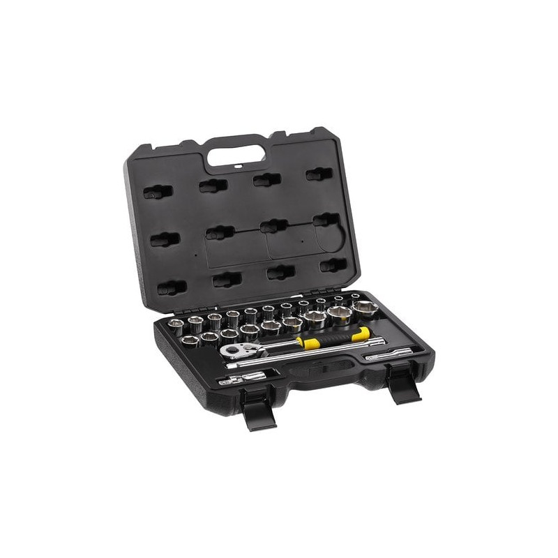 set di chiavi a bussola stanley 1.94.671 da 23pezzi da 1/2 ''