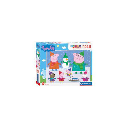 puzzle maxi clemantoni peppa pig 62 x 42cm 104pz [wzclet0uc023752]