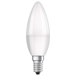lampadina led bellalux candela 5.7w bianco