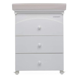 cassettiera fasciatoio foppapedretti con bagnetto bianco 67610