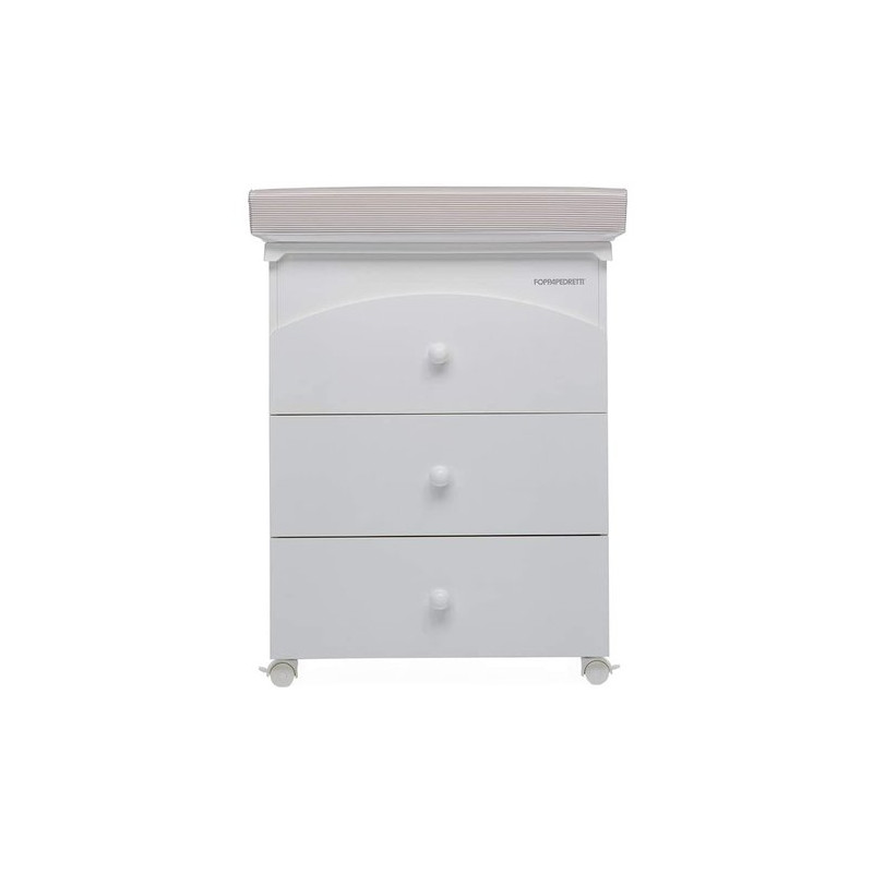 cassettiera fasciatoio foppapedretti con bagnetto bianco 67610