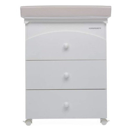 cassettiera fasciatoio foppapedretti con bagnetto bianco 67610