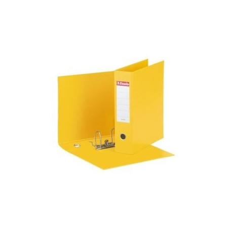 Registratore a leva esselte eurofile g53 giallo dorso 8cm formato