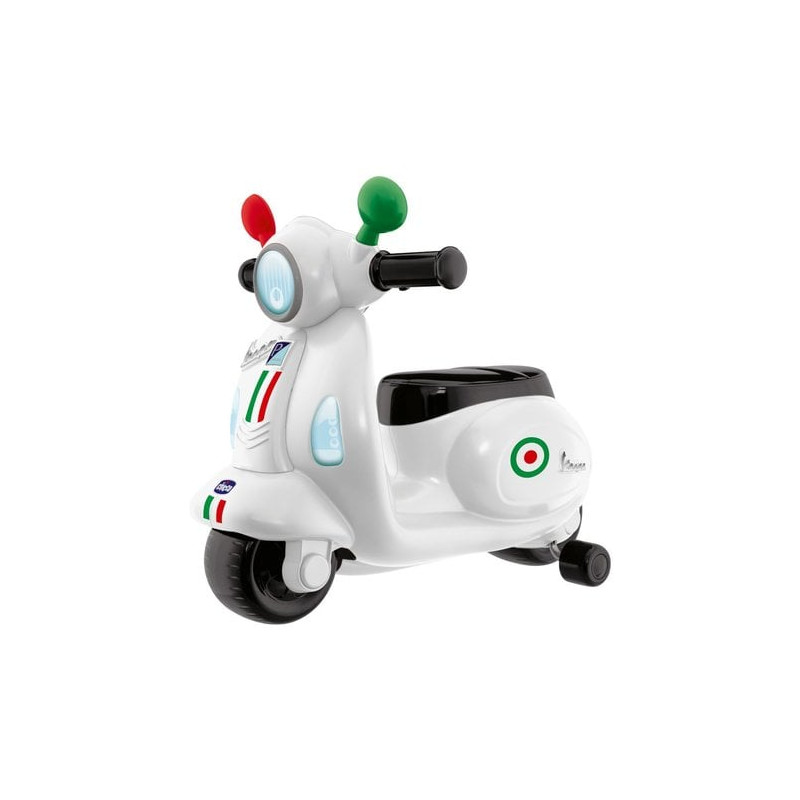 cavalcabile vespa chicco bianca