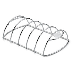 griglia a barbecue weber per costine acciaio inossidabile 6605