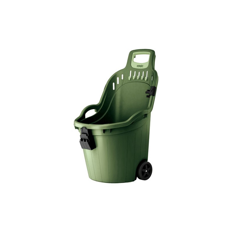 carriola da giardino stefanplast helpy cart 60kg 50l verde