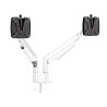 supporto monitor novus clu duo con fissagio da tavolo bianco [990+4011+000]