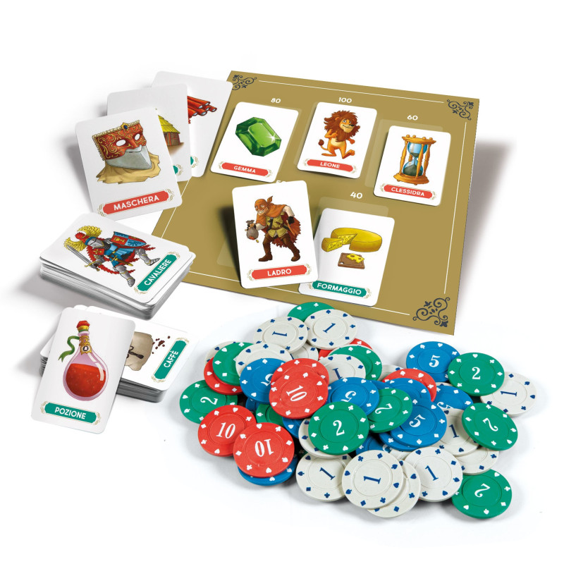 gioco di societa' clementoni mercante in fiera multicolore [16183]