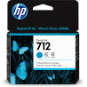 cartuccia hp 712 originale 1pz resa standard ciano
