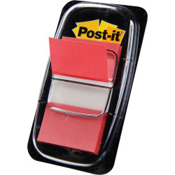 etichetta autoadesiva post-it rettangolari rimovibile 50pz rosso