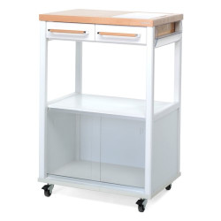 carrello foppapedretti con ruote portamicroonde / tagliere [339530]