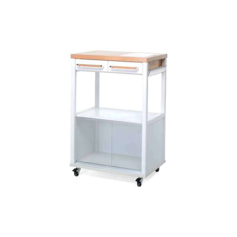 carrello foppapedretti con ruote portamicroonde / tagliere [339530]
