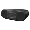 radio panasonic d550 20w mp3 fm nero [rxd550e-k]