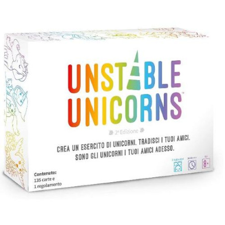 gioco da tavolo asmodee unstable unicorns [8567]