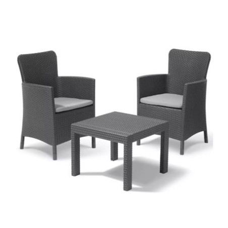 set mobili da giardino allibert 3pz