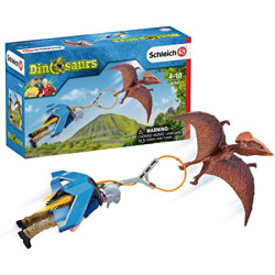figurine schleich dinosauri jetpack inseguimento [41467]