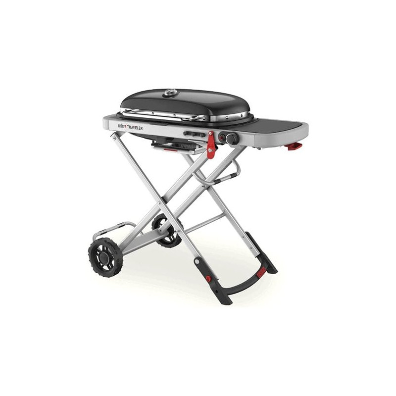 barbecue a gas weber traveler portatile e pieghevole