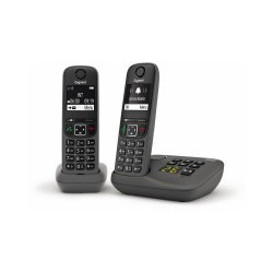 telefono gigaset ae690a cordless analogico/dect duo antracite [l36852-h2830-b133]