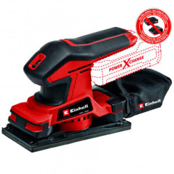 levigatrice orbitale einhell tc-os 18/187 a batteria nero/rosso