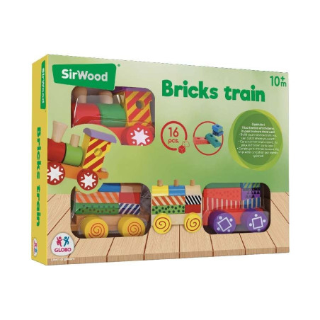 trenino trainabile globo 16pz