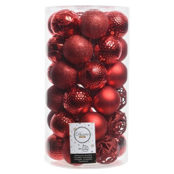 palline albero amicasa rosso 9020802