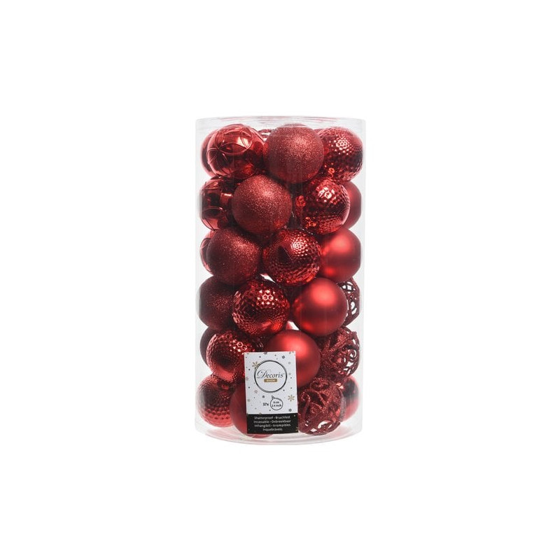 palline albero amicasa rosso 9020802