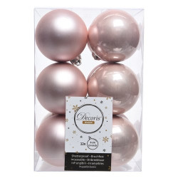 palline per albero natale amicasa 6pz rosa cipria [9021924]