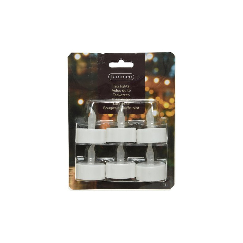 candele led kaemingk t-light 6pz