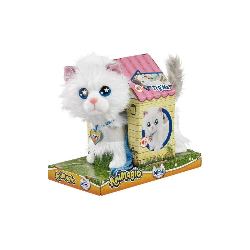 peluche goliath animagic mimi gatto 23cm bianco [920.196.006]