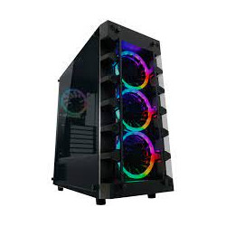 case lc-power vetro temperato nero [lc-802w-on]