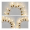 luci e luminarie lotti filo luci sfere vetro 15 luce led 1.5m