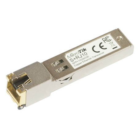 modulo ricetrasmettitore mikrotik s+rj10 sfp+ module 10gb/s rj45
