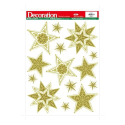 stelle adesivi tabor oro