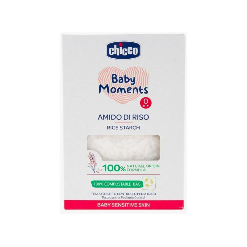 detergente chicco baby moments amido di riso 250g