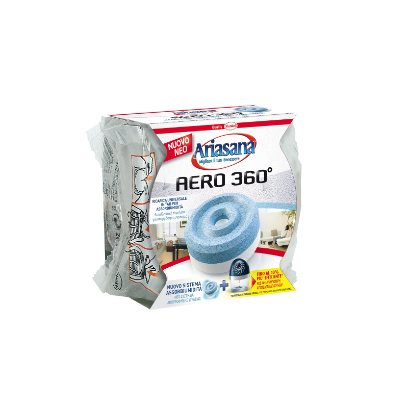 Ricarica assorbiumidita' henkel ariasana aero 360 tab inodore
