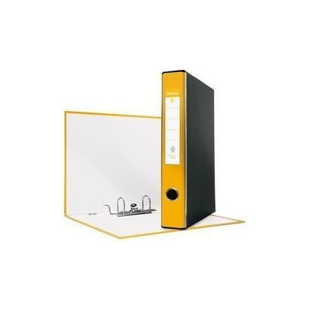 Registratore a leva esselte eurofile g54 giallo dorso 5cm formato