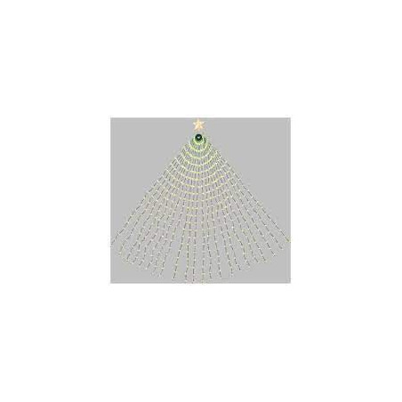 lotti tenda mantello verde + puntale stella per alberi