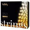 luce led di natale twinkly strings 250 gold edition smart aww 20m