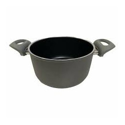 casseruola ballarini 2l/16cm argento/nero