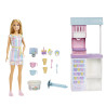 set bambola mattel playset la gelateria