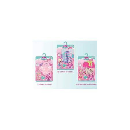 set vestitini bambola imc toys 83103 cry babies