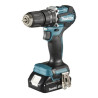 trapano a percussione makita con batteria 18v nero/blu [dhp487raj]