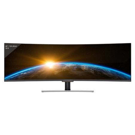monitor qled 49" lc-power ultrawide full hd 3840x1080p classe