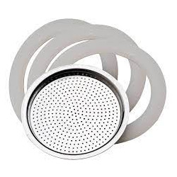 guarnizioni con filtro pedrini bialetti per caffettiera 4pezzi