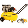 compressore aria elettrico stanley 1000w/24l/8bar/nero/giallo